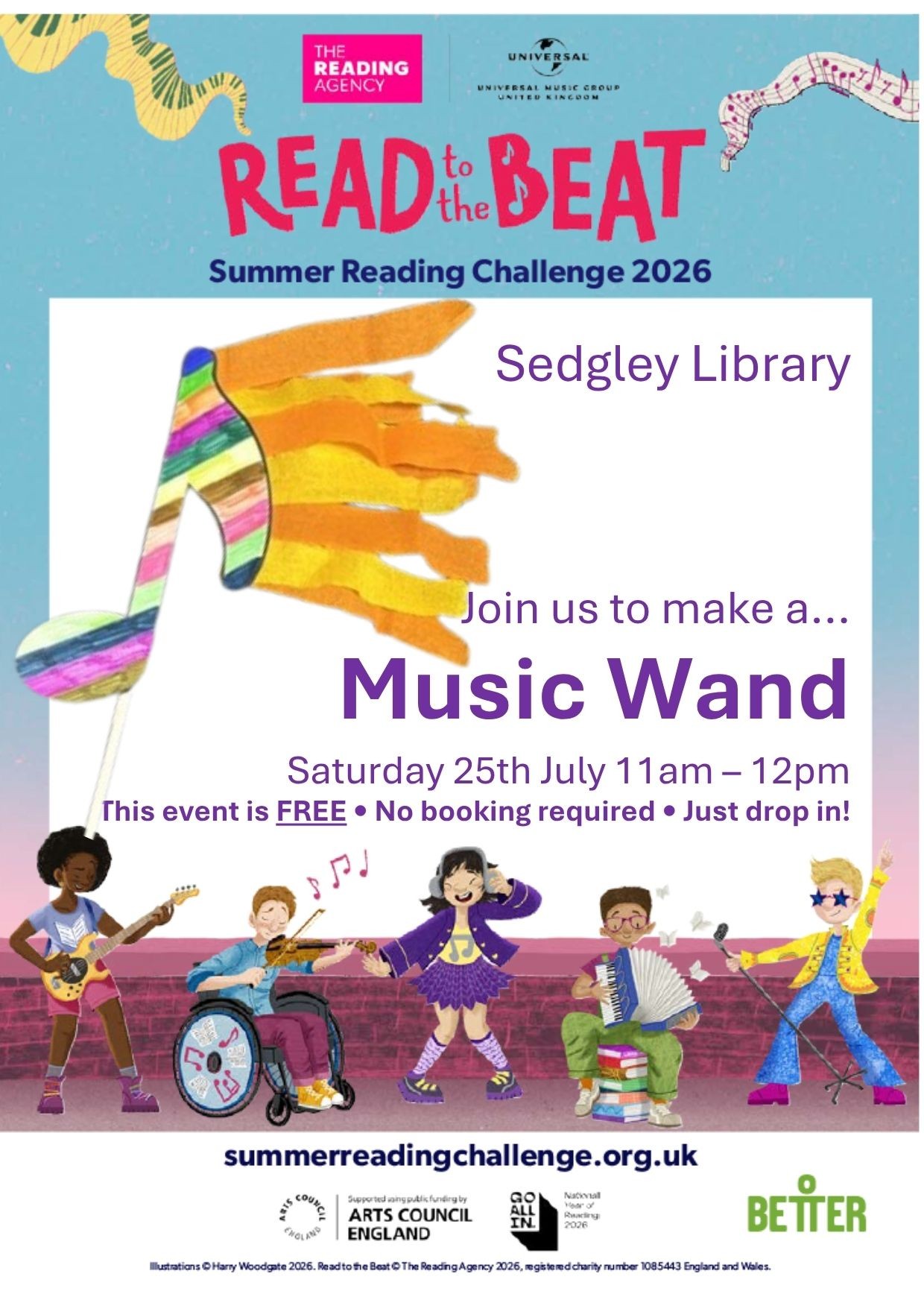 Sedgley Library - Summer Reading Challenge: Music Wand